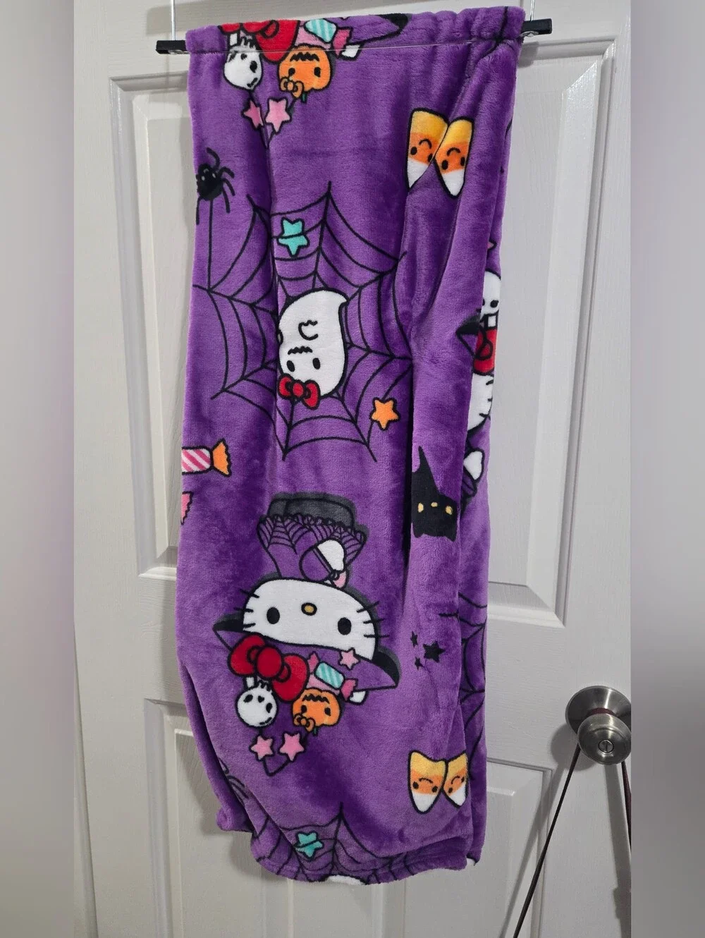Hello Kitty Halloween Plush Throw - Purple 50x70